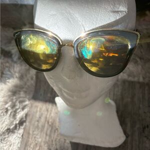 Wear me pro cat030 shades yellow tint glasses black frames accessory sunglasses